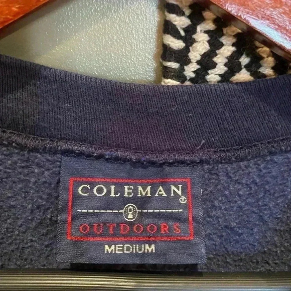 Y2K COLEMAN OUTDOORS GRAPHIC PULLOVER SWEATER - Picture 4 of 6